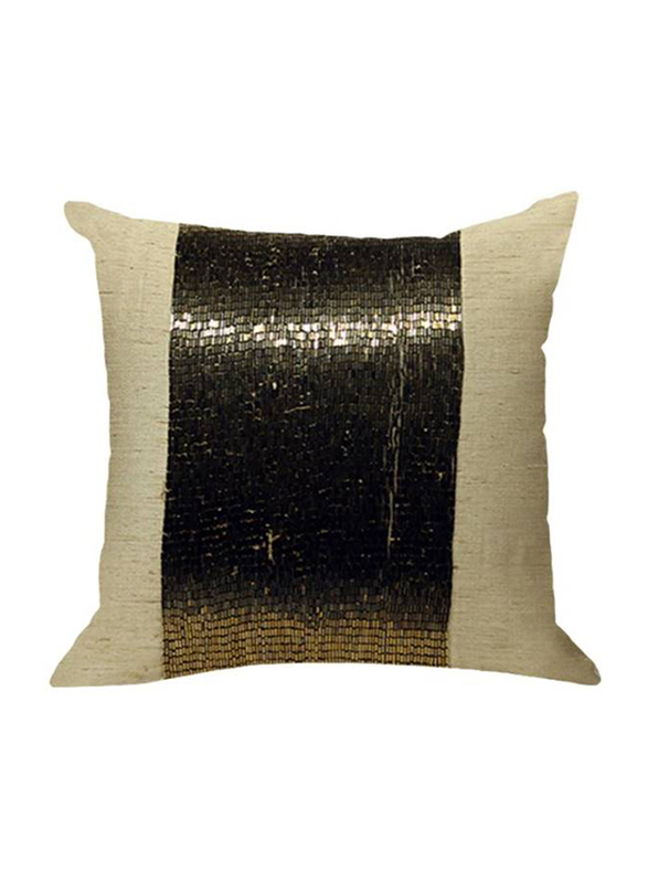 OraOnline Patch Sej Green Decorative Cushion/Pillow, 40x40 cm