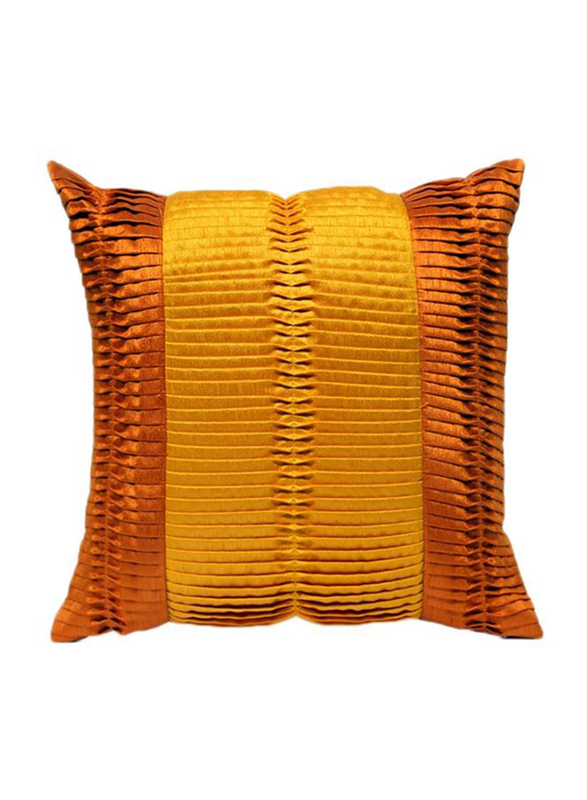 OraOnline Poetica Yellow/Orange Decorative Cushion/Pillow, 40x40 cm