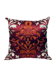 OraOnline Persia Maroon Decorative Cushion/Pillow, 40x40 cm