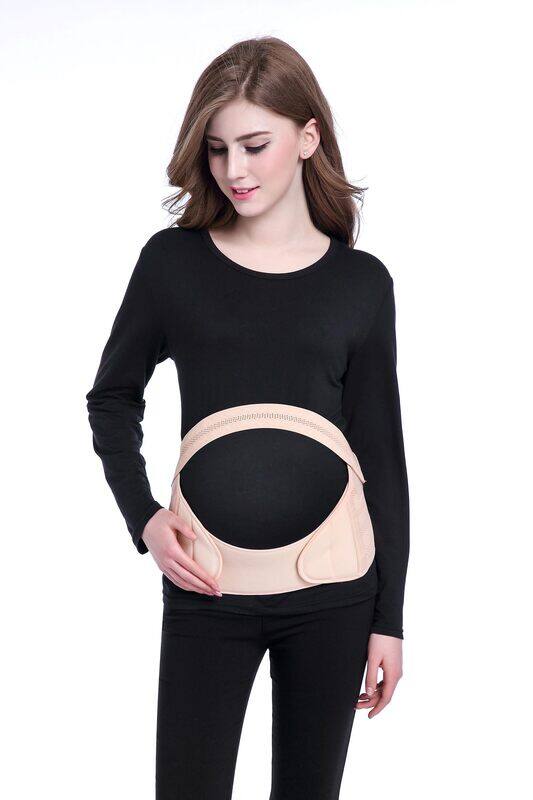 

Generic Adjustable Maternity Pregnancy Belt/Abdominal Breathable Pregnancy Belly Wrap/Prenatal Back Support Belt (Beige, Extra large)