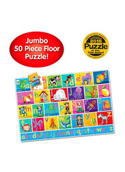 The Learning Journey 50-Piece Alphabet Regular Floor Puzzle, 436318, Multicolour