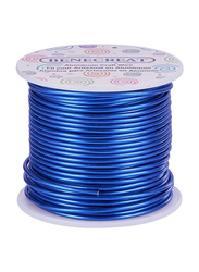 Benecreat  100 Feet 12 Gauge Jewellery Aluminium Craft Wire, 2mm, Blue