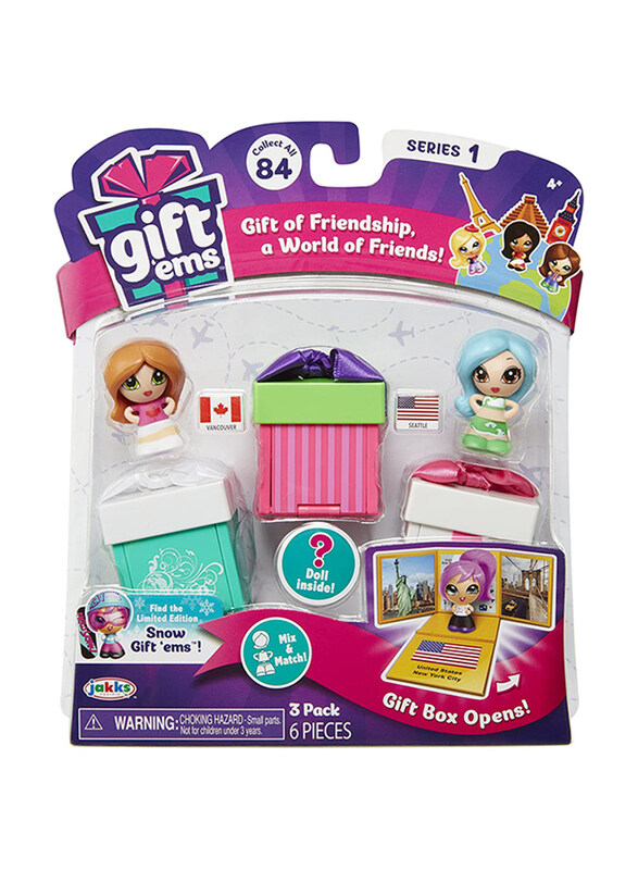 

Jakks Pacific Gift 'Ems Transforming Figurine Surpriza Set, 6 Pieces, Ages 4+, Multicolour
