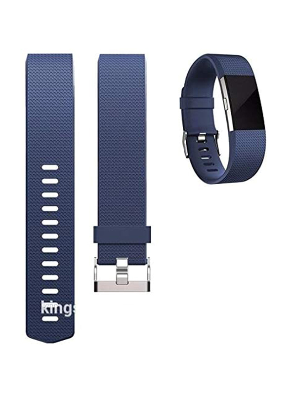 Fondenn Band with Metal Clasps for Fitbit Charge 2, Blue