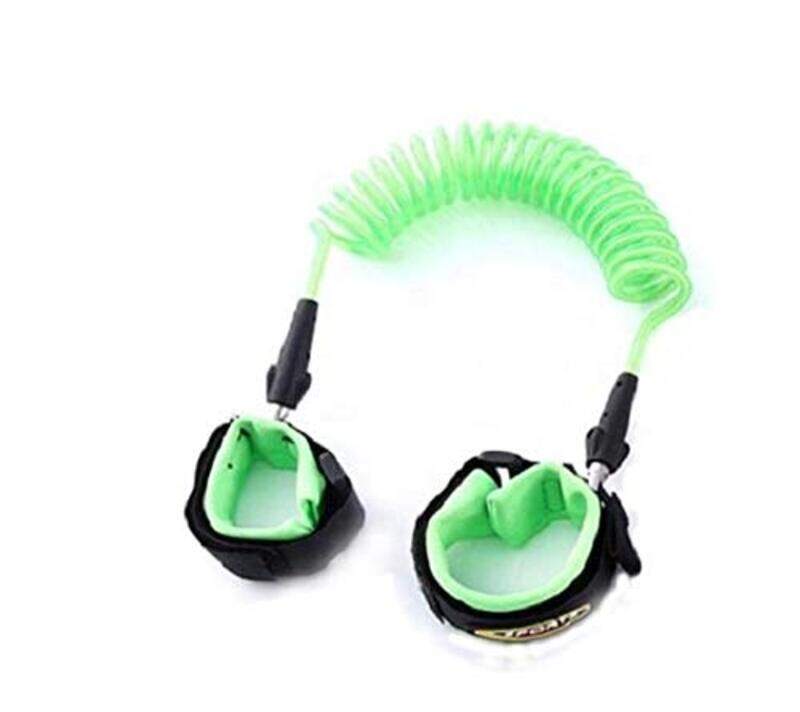 Anti Lost Safety Wrist Link Harness Strap Rope Green (color may vary)