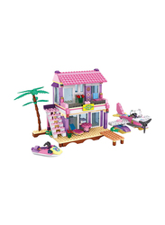 Cogo Beach House Friends Villa Building Blocks Play Set, 423 Pieces, Ages 6+