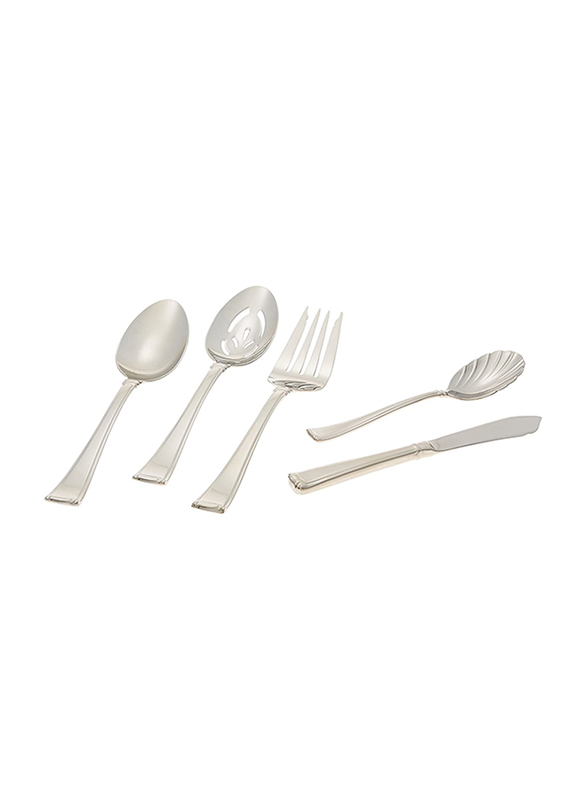 Gorham 45-Piece Column Flatware Set, Silver