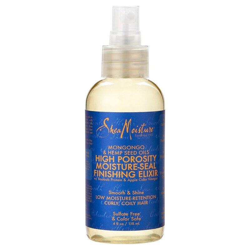 Shea Moisture Mongongo & Hemp Seed Oils High Porosity Moisture-Seal Finishing Elixir