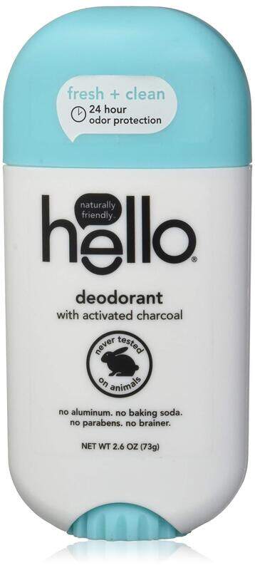 

HELLO Clean and Fresh Deodorant with Activated Charcoal, 2.6 OZ