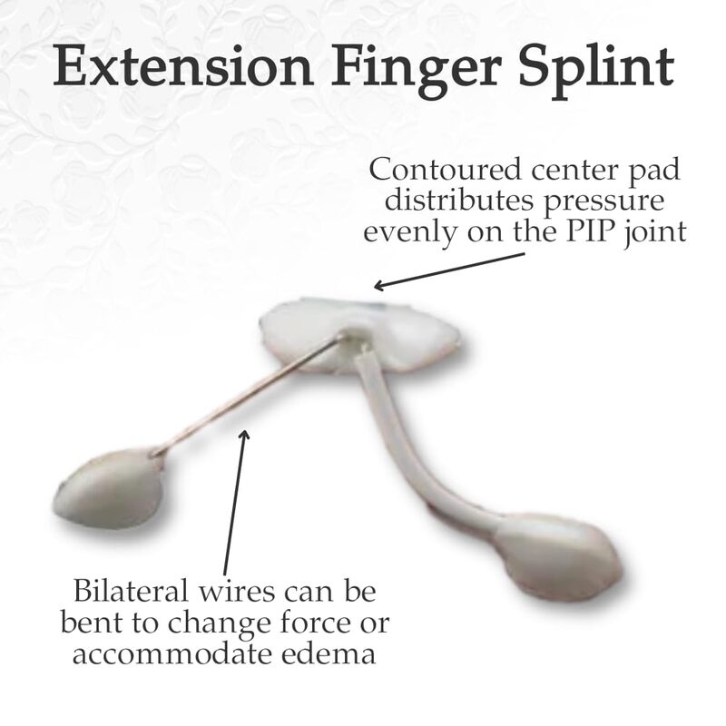 LMB Spring Finger Extension Splint, Assists in Extending PIP Joint with A Slight Extension Effect on the MP Joint, Size D-Box Damage, New product