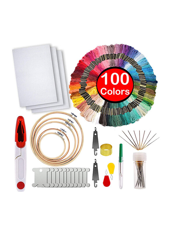 

MDPQT Full Range of Bamboo Embroidery Starter Kit, Brown