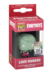 Funko Pop Fortnite Love Ranger Figure Keychain, Green/Pink