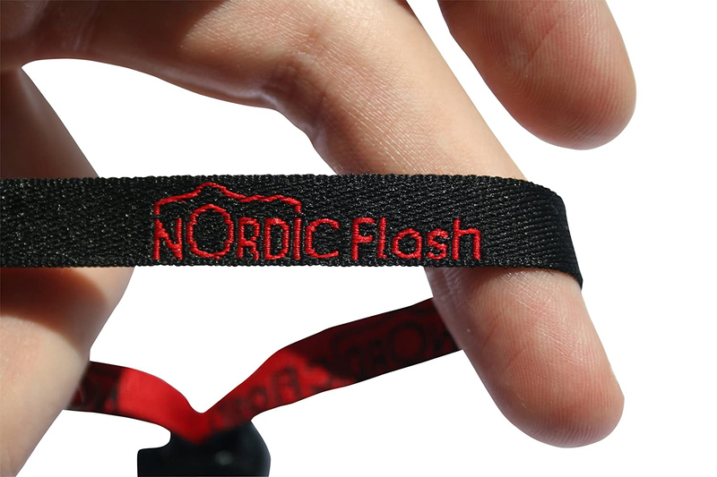 Nordic Flash Hand Strap Lanyard with Quick-Release for Camera & Cell Phone, 5 Pieces, Red/Black