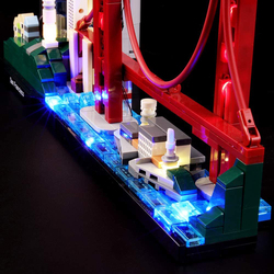 Lightailing Architecture San Francisco Building Blocks Toy Light Set, Ages 6+, Multicolour