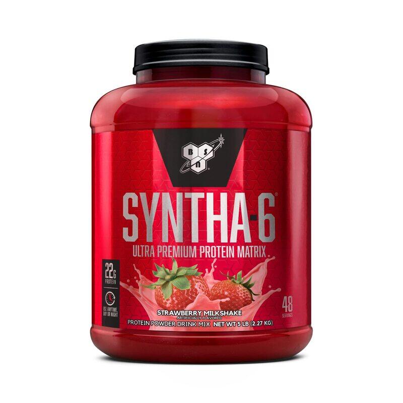 

BSN SYNTHA-6 Whey Protein Powder with Micellar Casein, Milk Isolate, Strawberry Milkshake, 48 Servings (Packaging May Vary