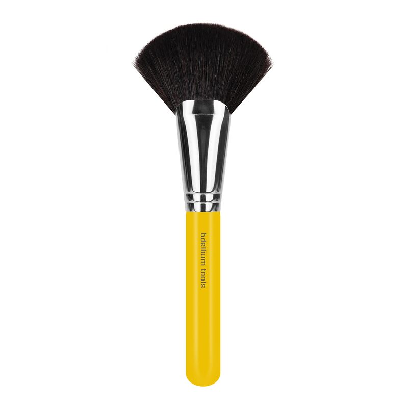 

Bdellium Tools Professional Makeup Brush - Studio Series 991 Powder Fan - With Soft Synthetic and Natural Mixed Fibers For Defining the Cheekbones (Ye