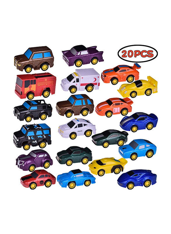 

Violana Fun Little Pull Back Vehicles Toy Cars Set, 20 Pieces, Ages 3+