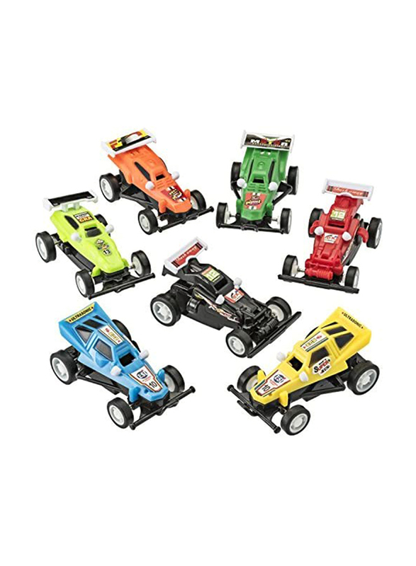 Prextex Pull Back Racing Cars for Kids, 16 Pieces, Ages 3+