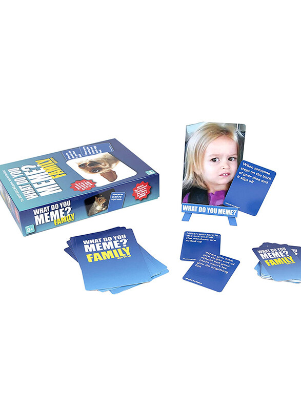 What Do You Meme Family Edition Card Game for Meme Lovers, Ages 8+, Multicolour