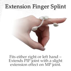 LMB Spring Finger Extension Splint, Assists in Extending PIP Joint with A Slight Extension Effect on the MP Joint, Size D-Box Damage, New product