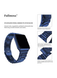 Fullmosa Stainless Steel Band for Apple Watch Band 38mm/40mm/41mm/42mm/44mm/45mm, Blue