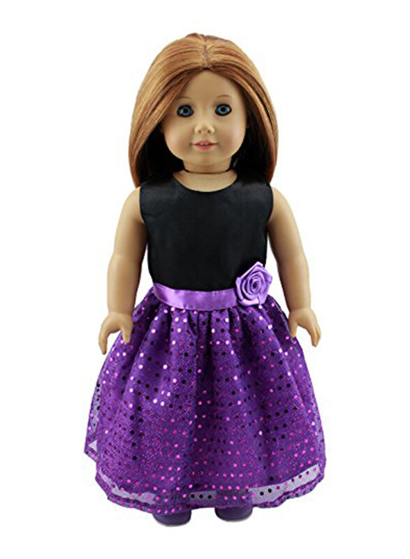

Dream Toy House American Girl Pretty Party Doll Dress, Ages 3+, Multicolour