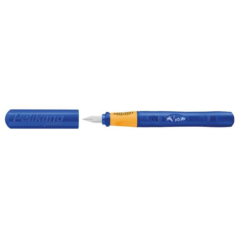 Pelikan Pelikano Jr. Fountain Pen, Right-Handed, Medium Nib, Blue, 1 Pen, 940874