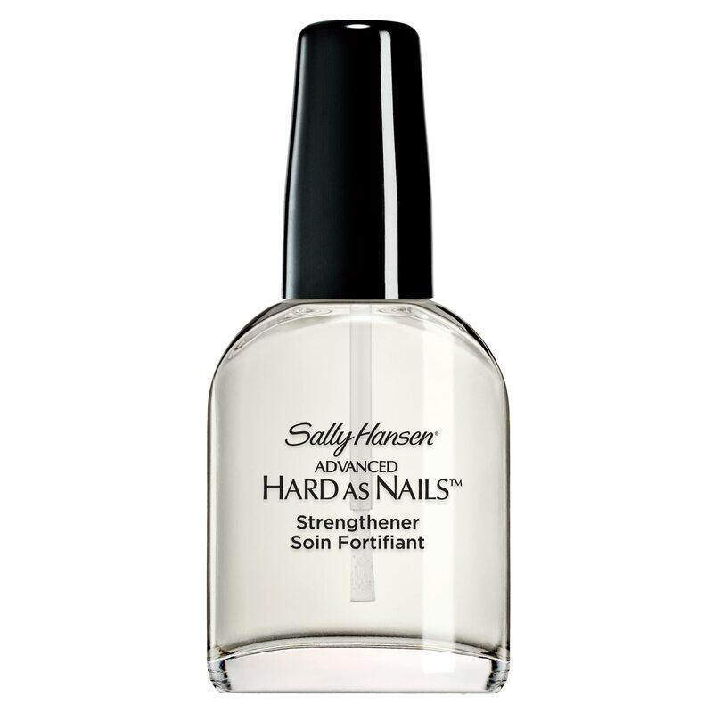 

Sally Hansen Advanced Hard as Nails Clear Nail Strengthener, Includes Retinol and Nylon, Nourishing