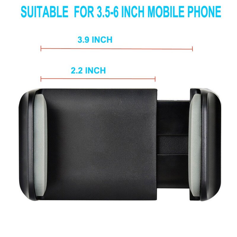 Cell Phone Holder for Car, AKEDRE 360 Rotation Universal Air Vent Car Phone Mount for iphone x/iPhone 8/7/7 Plus, Samsung Galaxy S7/S6 edge/S8/S9 and Universal Smartphones and GPS