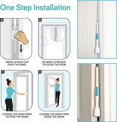 Handisure Child Door Safety Door Pinch Guard. Automatic Hinge & Lock Side Safety Reliable Multiple Awards & Unique Baby Door Stopper. Easy to Install & Build to Last Finger Guard for Door