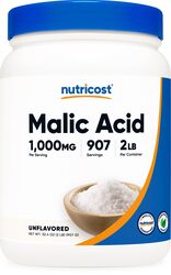 Nutricost Malic Acid Powder 2 LBS - Gluten Free, Non-GMO