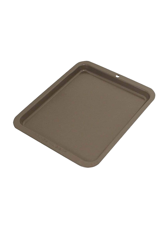 Range Kleen 10-inch Non-Stick Rectangle Toaster Oven Cookie Tray, B24TC, Brown