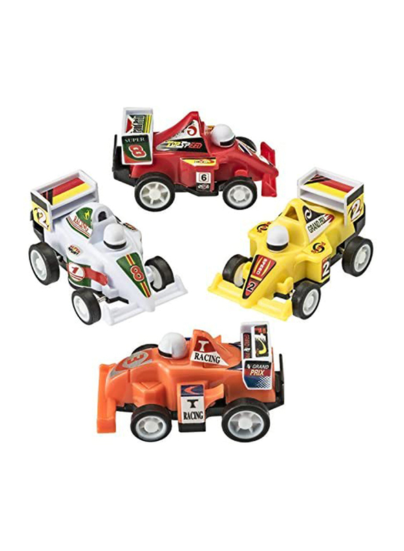 Prextex Pull Back Racing Cars for Kids, 16 Pieces, Ages 3+