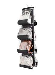 Zober Hanging Purse Organizer, ZO-NW301, Black/White