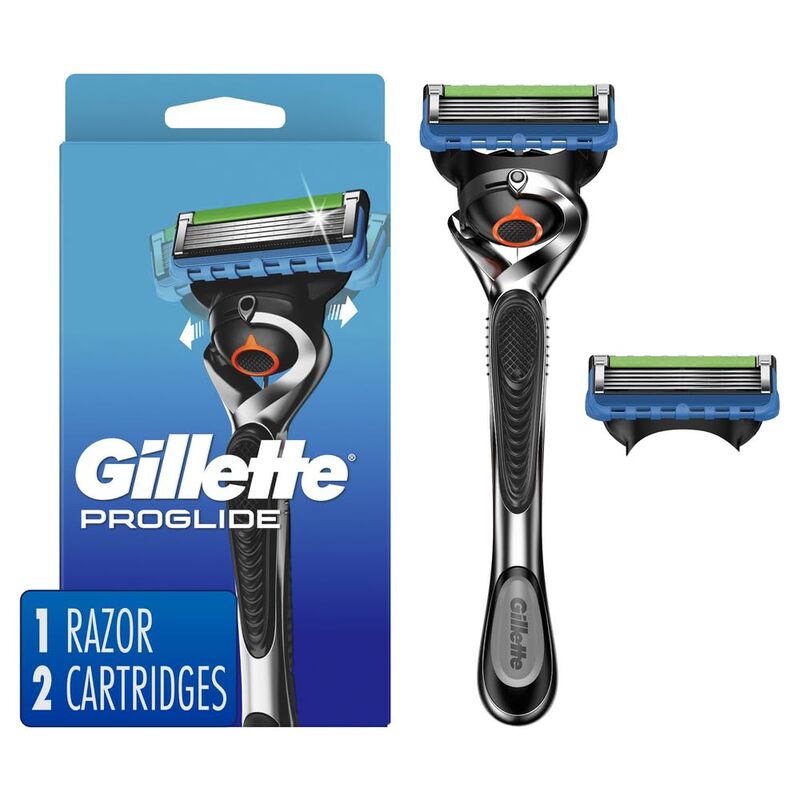 Gillette ProGlide Razor for Men Handle + 2 Blade Refills