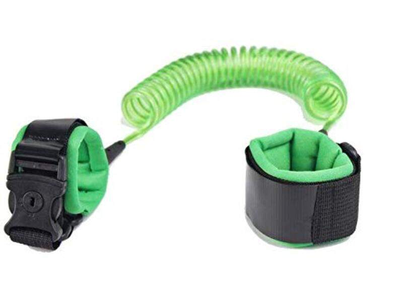 

Generic Anti Lost Safety Wrist Link Harness Strap Rope Green (color may vary)