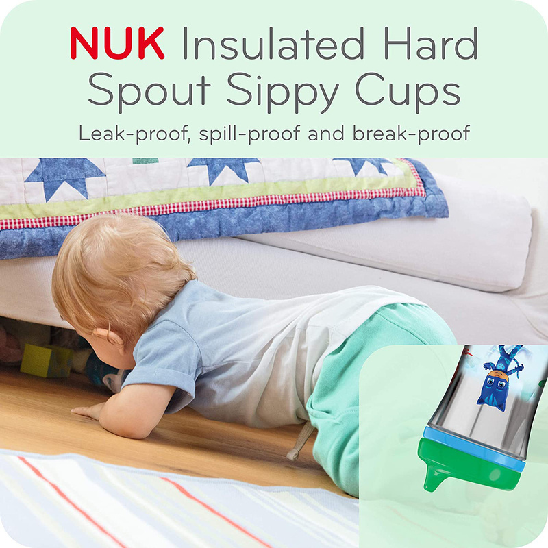 Nuk Insulated Hard Spout Sippy Cup, 2 Pieces, 69077, Multicolour