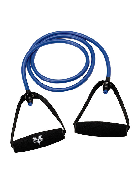 

Valeo Heavy Resistance Tube with Cushion Foam Handles, 4 Foot, Blue