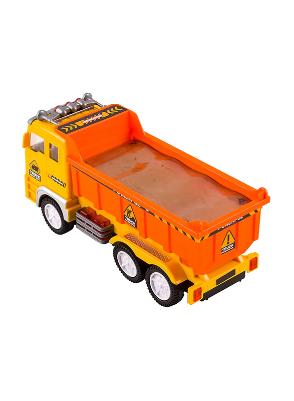 WolVol 4D Flashing Lights Electric Dump Truck Toy, Ages 3+