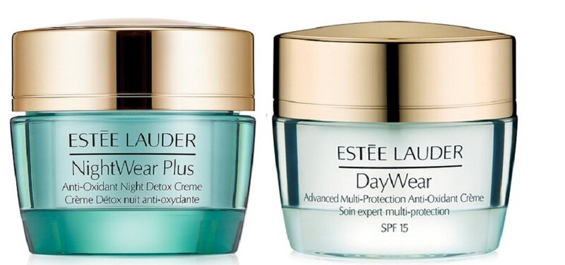 Estee Lauder NightWear Plus Anti-Oxidant Night Detox Creme - 0.5 Oz X 2 (Duo Pack total 1 Oz)