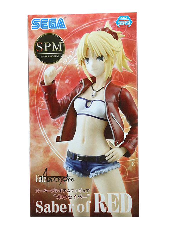 Sega Fate/Apocrypha: Red Saber SPM Super Premium Figure, Ages 15+ Red