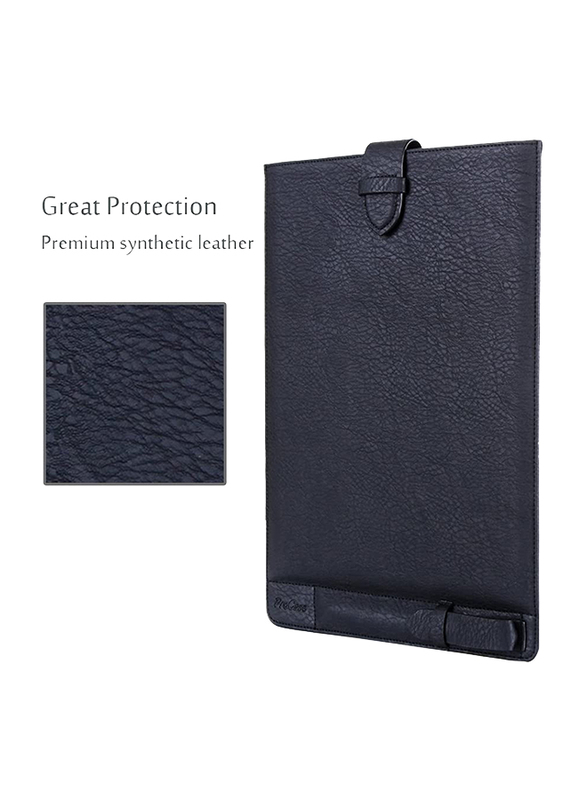 Procase iPad Pro 12.9 Inch 2018/2017/2015 Sleeve Envelope Case with Apple Pencil Stylus Holder Pocket, Black