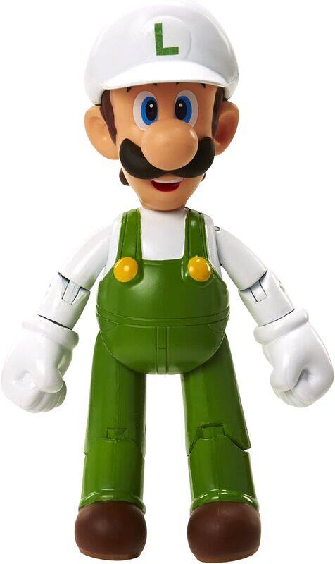 

World of Nintendo 91439 4" Fire Luigi with Fire Flower Action Figure