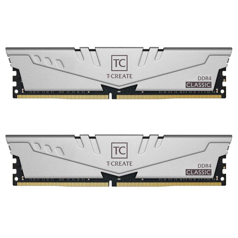 

TEAMGROUP T-CREATE Classic 10L DDR4 16GB Kit (2 x 8GB) 2666MHz (PC4 21300) CL19 Desktop Memory Module Ram - TTCCD416G2666HC19DC01