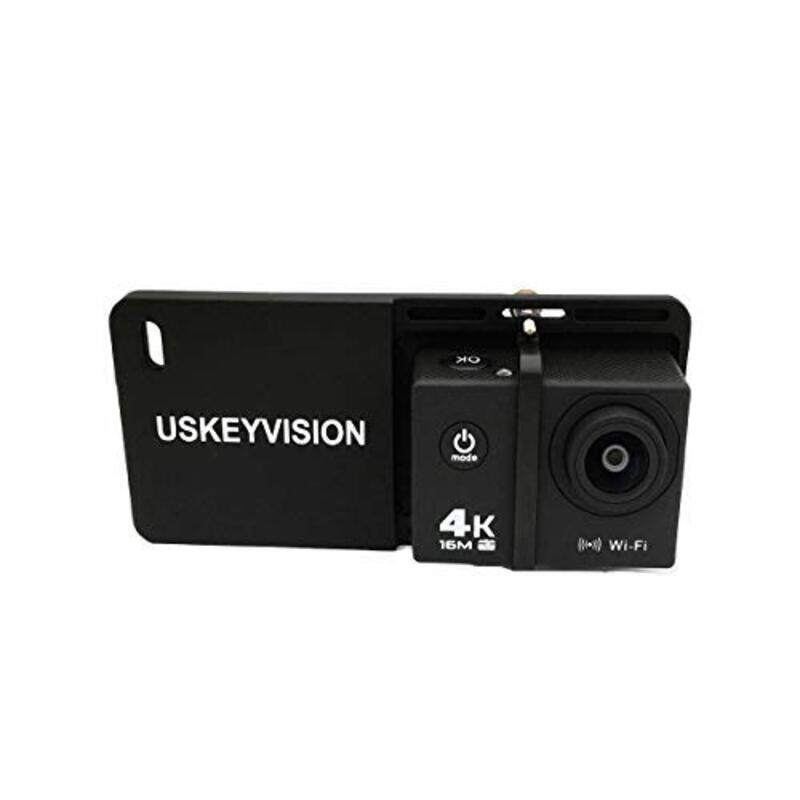 

Uskeyvision Action Camera Adapter for Phone Gimbal Stabilizer Compatible for Hohem iSteady Mobile,ZHIYUN Smooth 4, for DJI OSMO 2 EVO Smove Freevision Moza Feiyu