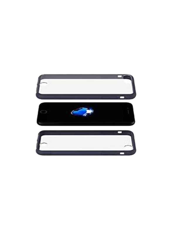 موبيك غطاء هاتف محمول Apple iPhone 6 Plus / 6S Plus ثلاثي الأبعاد للواقع الافتراضي، شفاف/ أسود