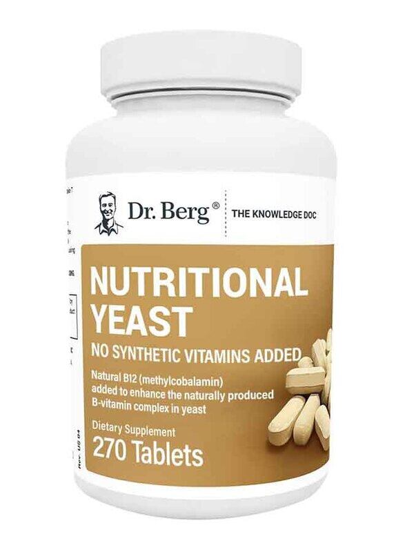 

Dr. Berg Nutritionals Yeast Tablets, 270 Tablets