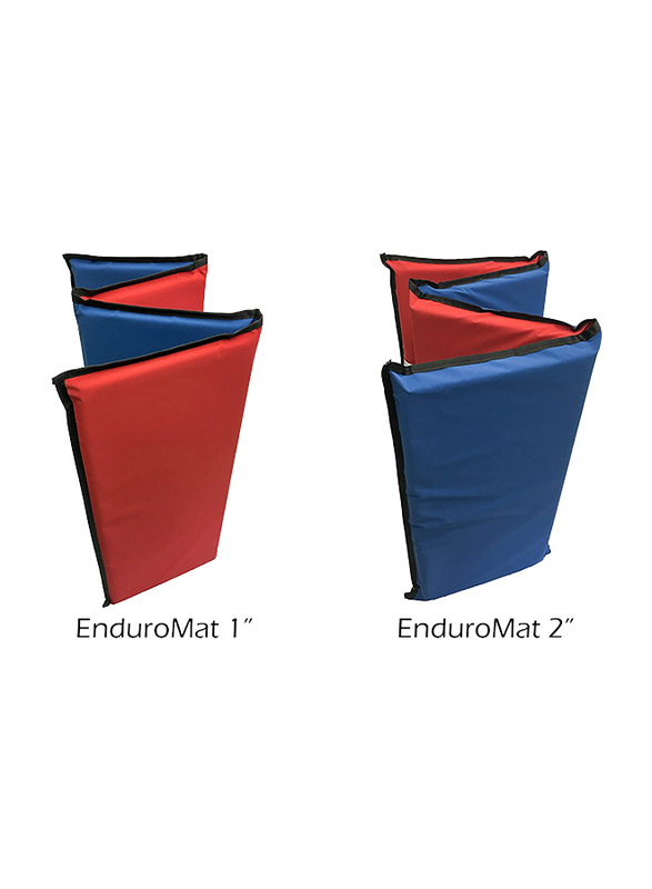 Kindermat EnduroMat 4-Section Rest Mat, Red/Blue