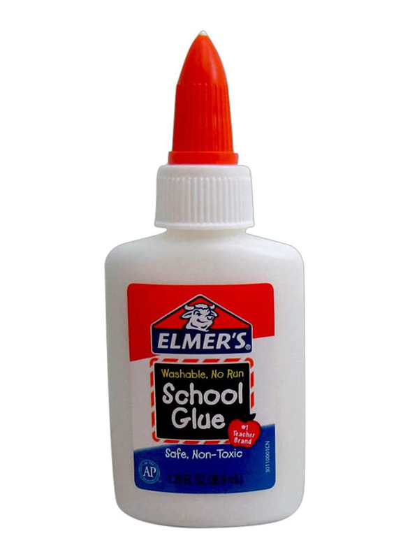 Elmer's Washable No-Run School Glue, 12 Pieces x 1.25oz, White