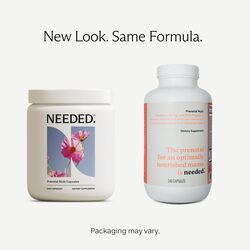 Needed. Multivitamin Capsules for Prenatal, Pregnancy, Breastfeeding, Postpartum, Expertly-Formulated & Third-Party Tested, 30-Day Supply